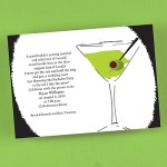 Cool Cocktail Green Invitation